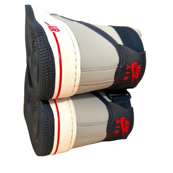 Nike Gray and Navy Sneakers Air Force 1 - Picture 12 of 13